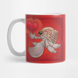 Hermit Crab Love! or Lopsided Claws, Lopsided Heart! Mug